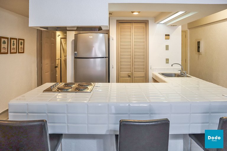 Departamento en Mazatlan con piscina comun en Zona Dorada