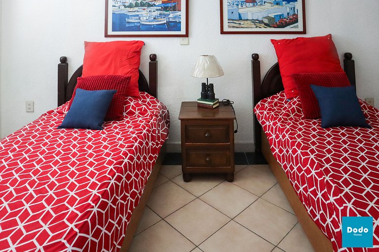 Departamento en Mazatlan con vista al mar y piscina