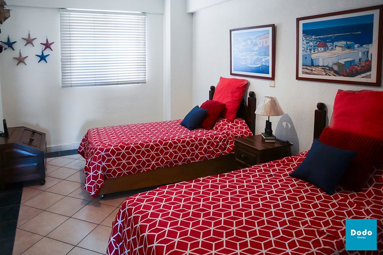 Departamento en Mazatlan con vista al mar y piscina