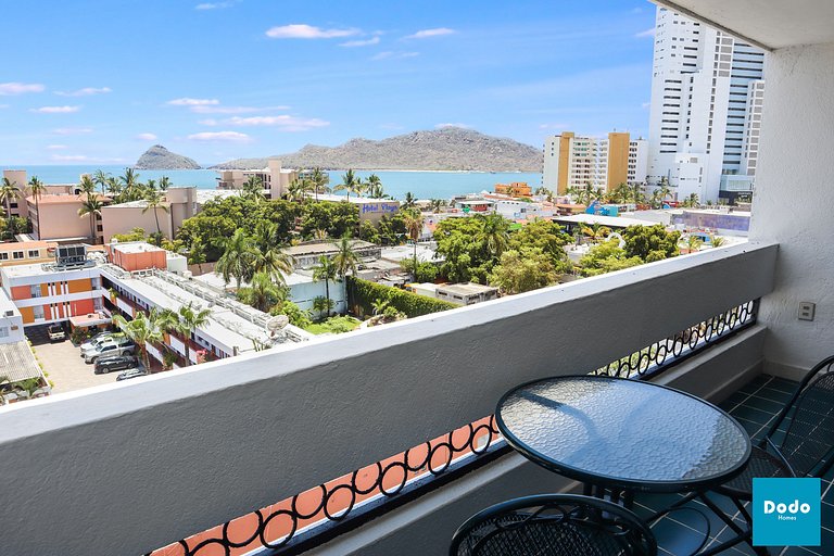 Departamento en Mazatlan con vista al mar y piscina