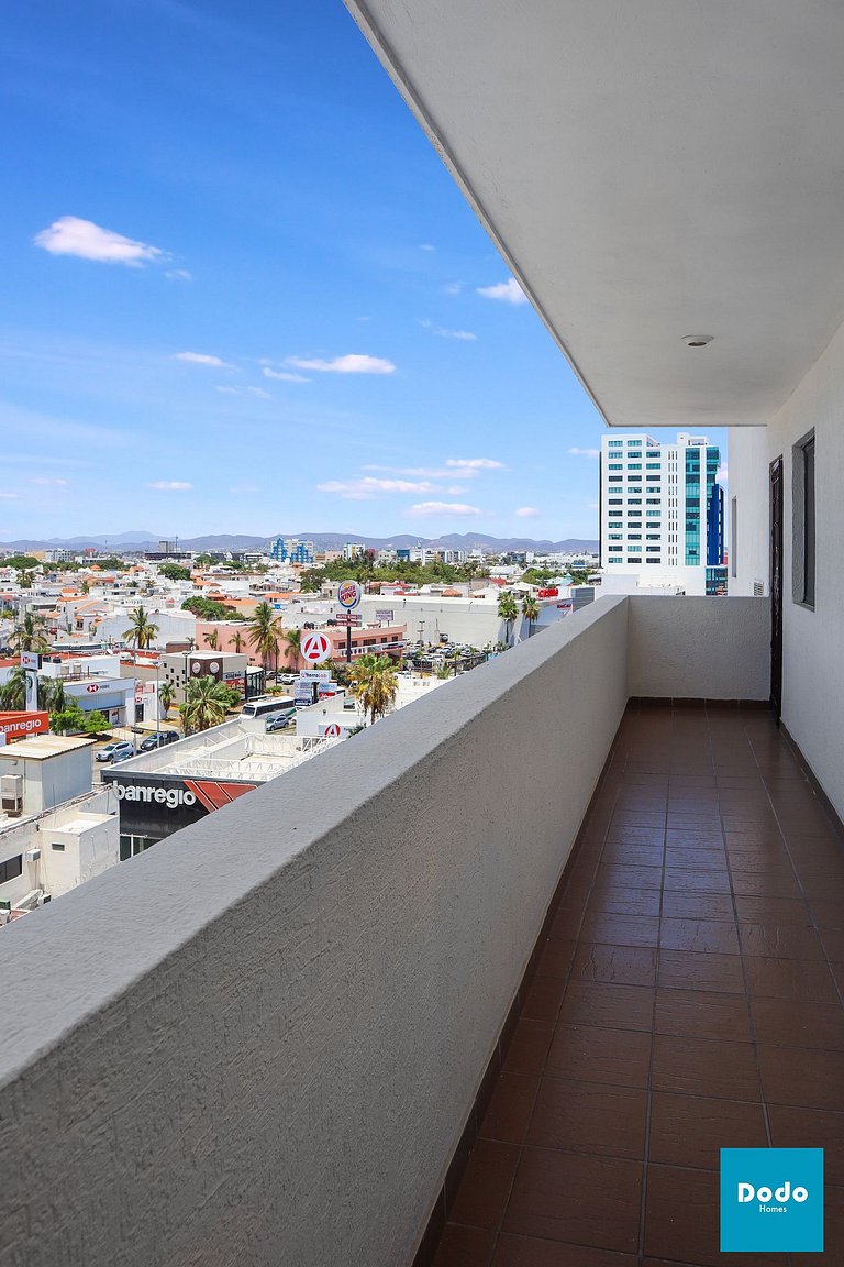 Departamento en Mazatlan con vista al mar y piscina