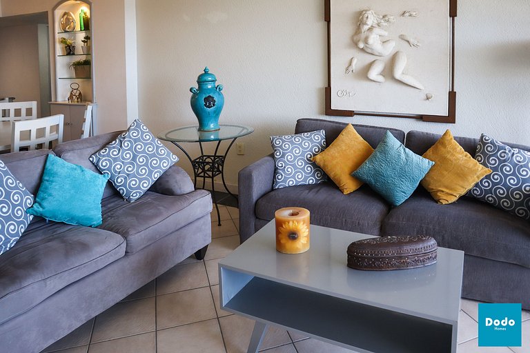 Departamento en Mazatlan con vista al mar y piscina