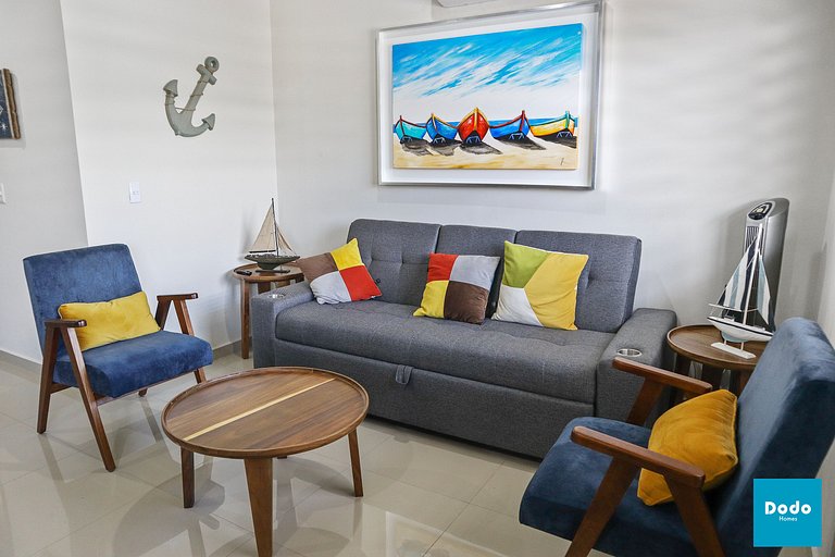 Departamento en Mazatlan con piscina a 6 min. de Plaza Galer