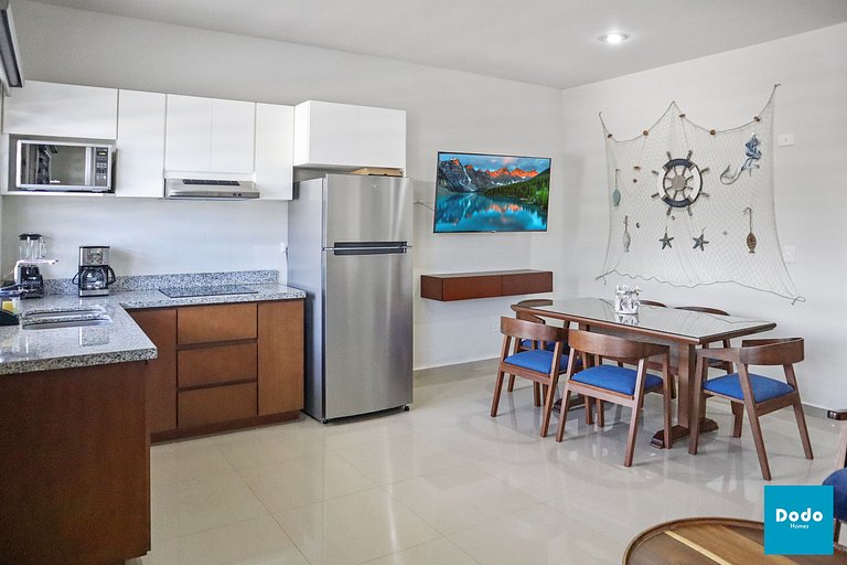 Departamento en Mazatlan con piscina a 6 min. de Plaza Galer