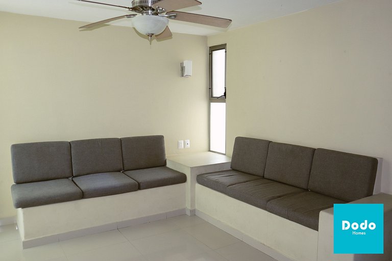 Departamento en Mazatlan con alberca en zona dorada.