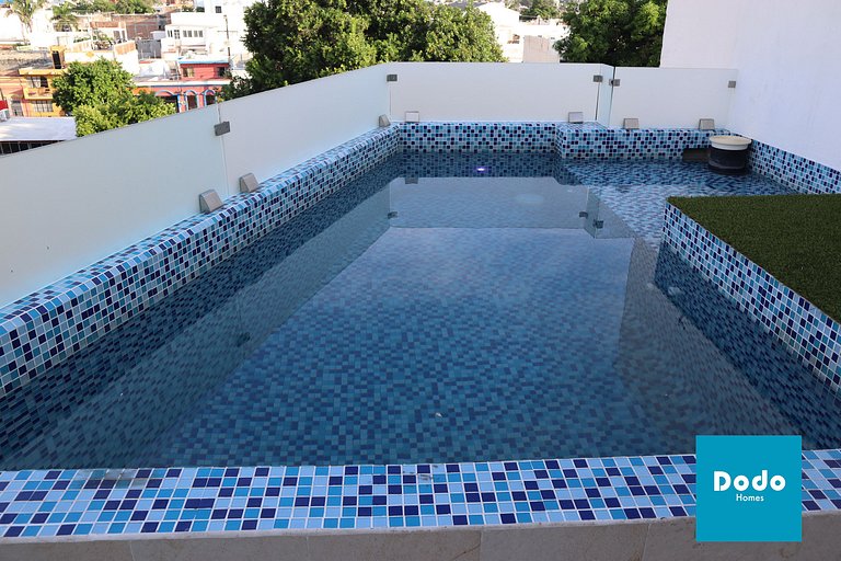 Casa en Mazatlan con alberca privada en centro historico