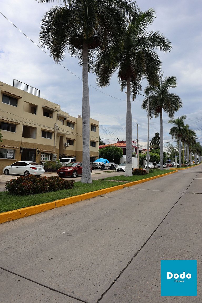 Departamento en Mazatlan con alberca a 1 cuadra de la playa