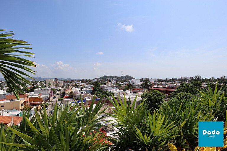 Departamento en Mazatlan con alberca a 3 min de playa olas a