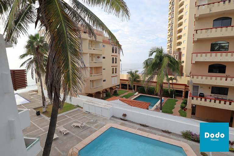 Departamento en Mazatlán a pie de playa