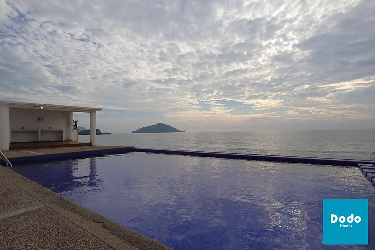 Departamento en Mazatlán a pie de playa