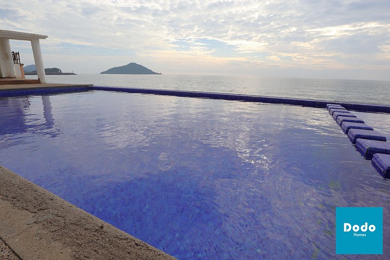 Departamento en Mazatlán a pie de playa