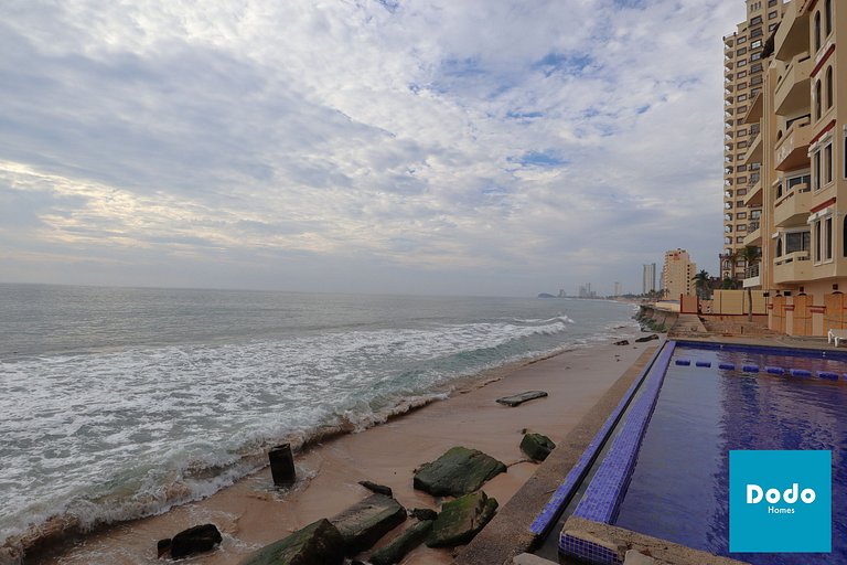Departamento en Mazatlán a pie de playa