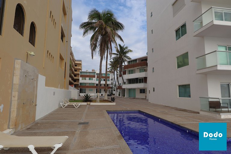 Departamento en Mazatlán a pie de playa