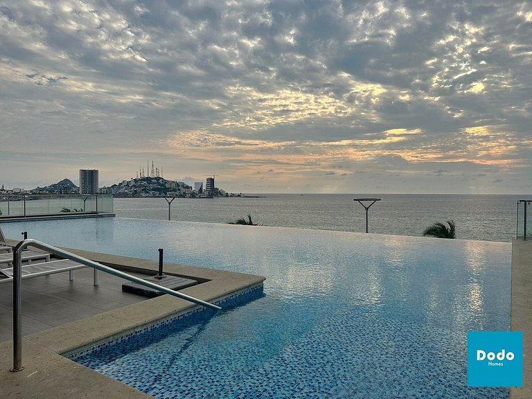 Departamentos en Sunset View frente al malecón de Mazatlán