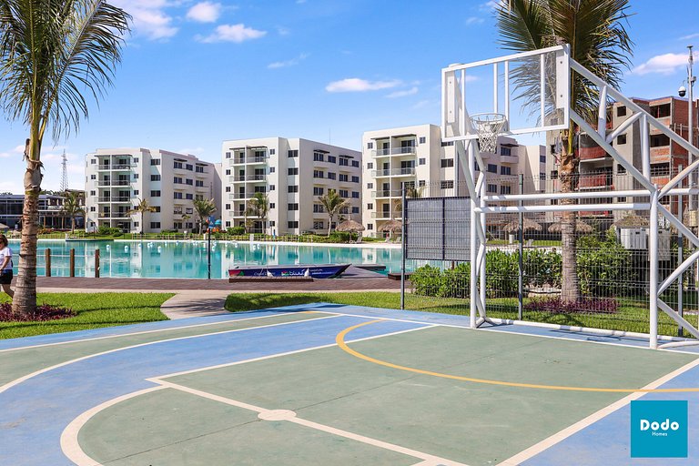 Departamento en Mazatlan con gran laguna cristalina #107