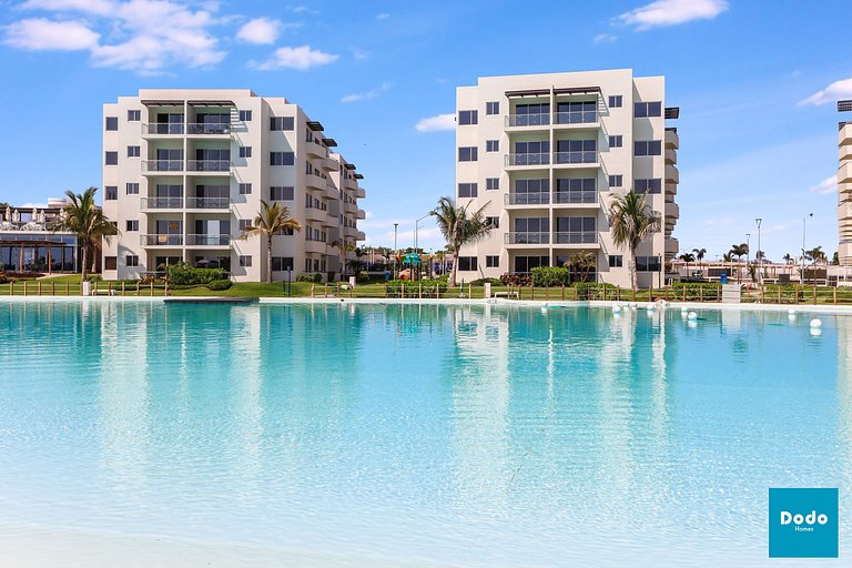 Departamento en Mazatlan con gran laguna cristalina #107