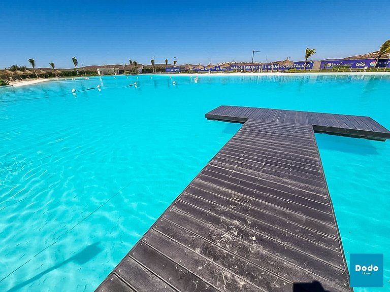 Departamento en Mazatlan con gran laguna cristalina #304