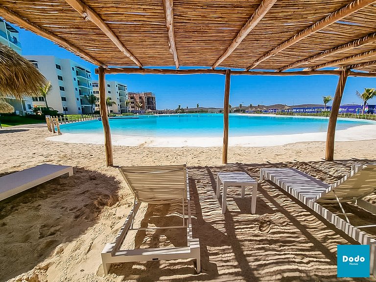 Departamento en Mazatlan con gran laguna cristalina #109