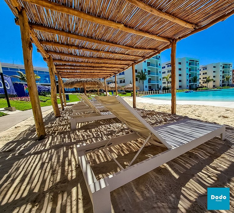 Departamento en Mazatlan con gran laguna cristalina #107