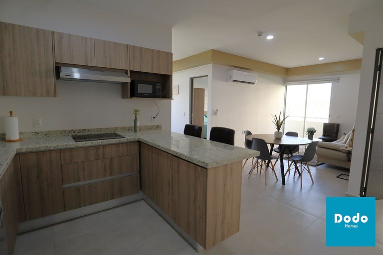 Departamento en Mazatlan con gran laguna cristalina #109