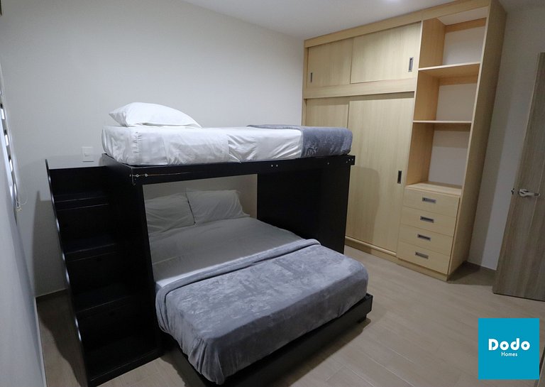 Departamento en Mazatlan con alberca a 3 min de playa olas a