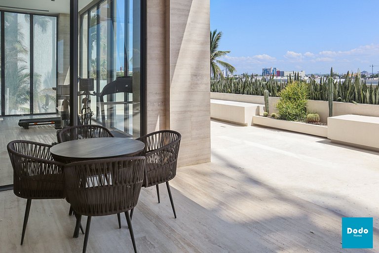 Departamento en Mazatlan con vista al mar en el malecón #16D