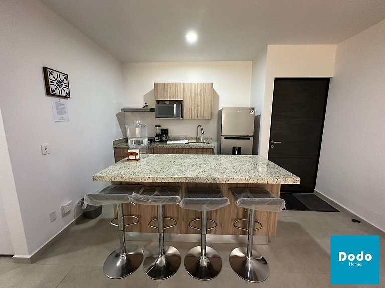 Departamento en Mazatlan con gran laguna cristalina #107