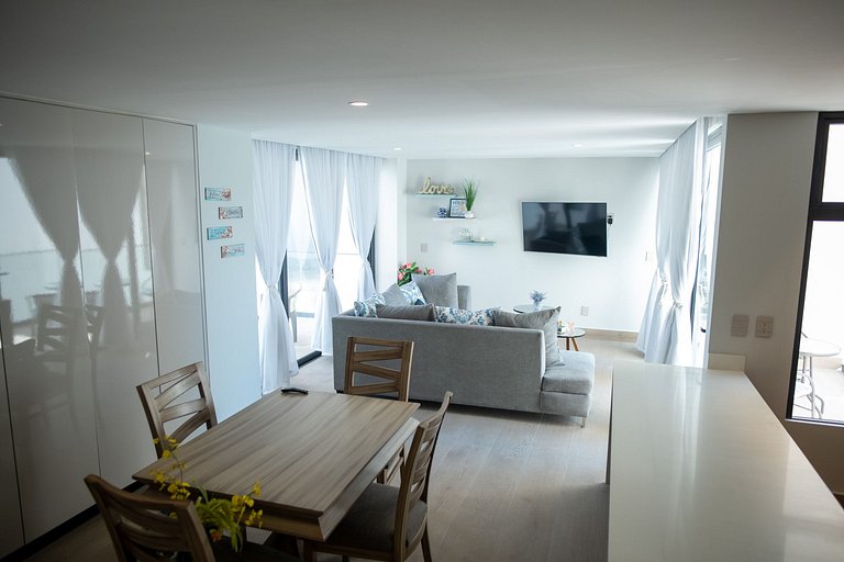 Departamento en Mazatlan con vista al mar en el malecón #16D