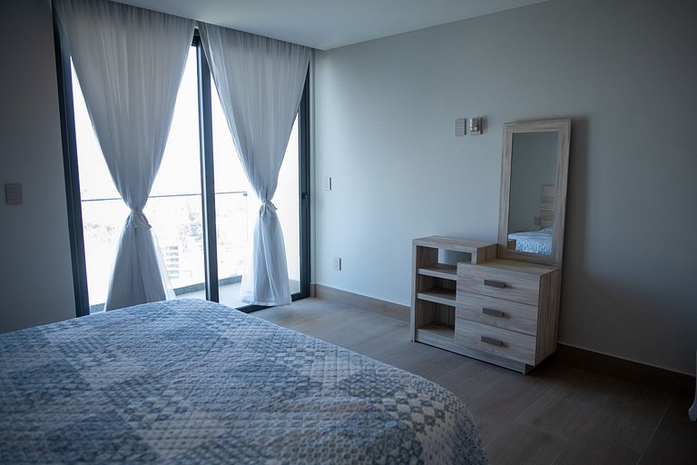 Departamento en Mazatlan con vista al mar en el malecón #16D