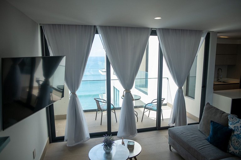 Departamento en Mazatlan con vista al mar en el malecón #16D