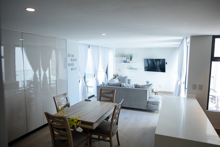 Departamento en Mazatlan con vista al mar en el malecón #16D