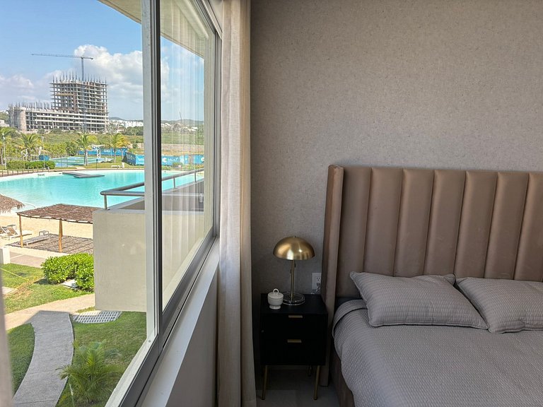 Departamento en Mazatlan con gran laguna cristalina #304