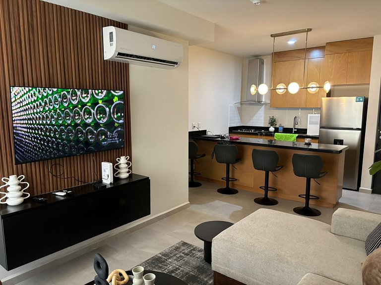 Departamento en Mazatlan con gran laguna cristalina #304