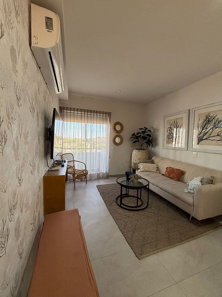 Departamento en Mazatlan con gran laguna cristalina #107