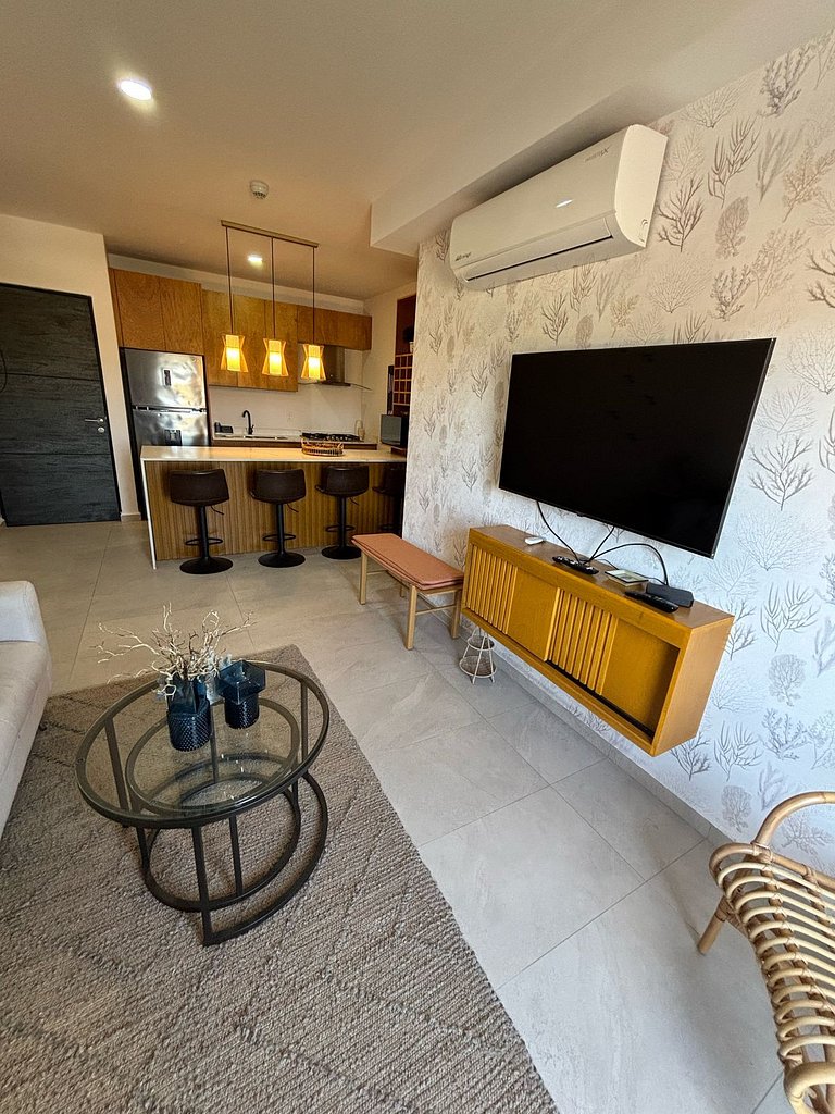 Departamento en Mazatlan con gran laguna cristalina #107