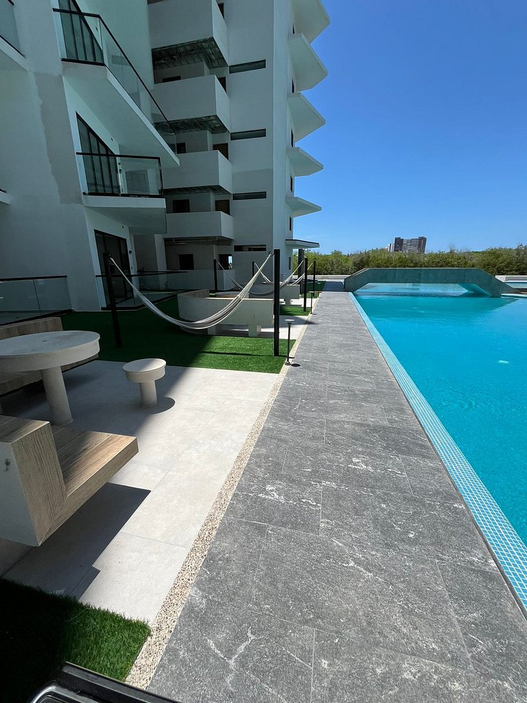 Departamento con alberca en Mazatlán