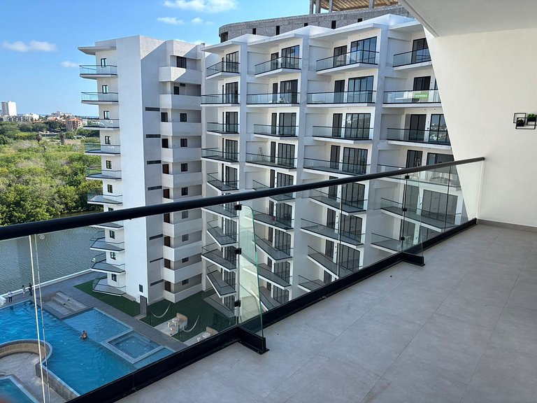 Departamento con alberca en Mazatlán