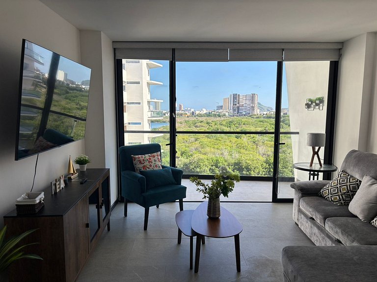 Departamento con alberca en Mazatlán