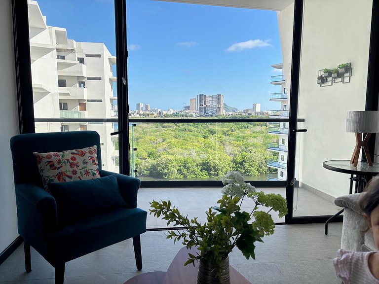 Departamento con alberca en Mazatlán