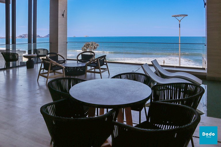 Departamento en Mazatlan con vista al mar en el malecón #12A